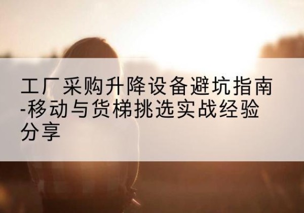 馆陶移动式升降机怎么选-工厂采购升降设备避坑指南-移动与货梯挑选实战经验分享